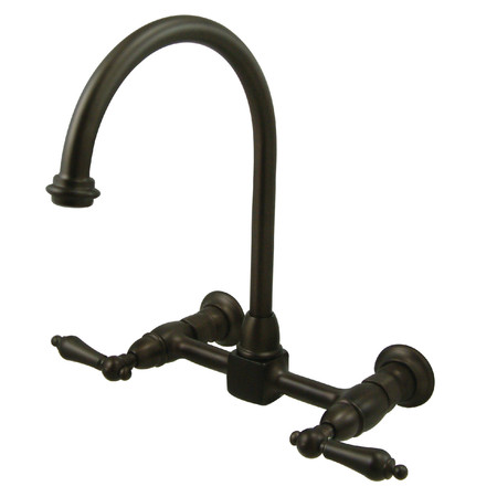 RESTORATION KS1295AL 8-Inch Centerset Wall Mount Kitchen Faucet KS1295AL